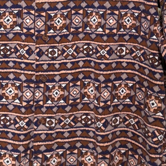 Pendleton Vintage Lobo Button up shirt Size M Aztec Western Southwestern - Picture 2 of 8
